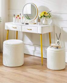 Vanity Stools - Bianco - View 5