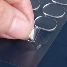 400 pièces de patch acrylique, adhésif double face transparent, anti-salissure, adhésif de fixation transparent pour graphiques et artisanat, fournitures scolaires, rentrée scolaire