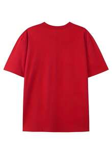 You Play With Me And Pray Together.Printed T-Shirt, 1 Piece, 100% Cotton, Casual Men's T-Shirt In Season, T-Shirt With Round Neck And Cotton Short Sleeve, Christmas Gift.