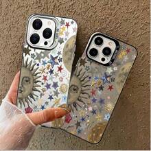 Capa de acrílico fosco para celular Retro Helios    xs max xr 7 8  11 12 13 14 15 16 pro max plus  A12 13 14 30 32 34 50 50 51 52 E S S21 22 23 24 FE Plus Ultra Redmi 12c poco x3 5 6 13c 9 a2 note  9 10 12 13 pro case