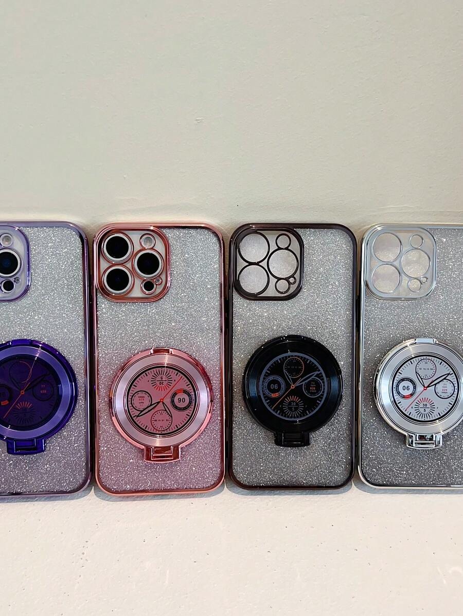 1 件适用于 Galaxy A16 A54 A53、Apple 16 Pro Max、Infinix Smart 7、Infinix Smart 8/Infinix Hot 40i、Spark 20、Spark 2024，渐变电镀奢华闪光全身防震防刮耐用舒适高端支架手机壳