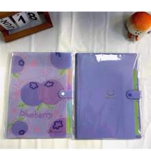 2 Packs Expanding File Folders With 5 Pockets 16 Labels, School Home Office Must Have, 4 Summer Fruits Patterns Optional