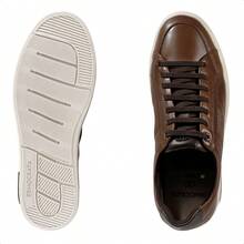 Democrata Denim Luke Men's Sneakers 100% ORIGINAL With INVOICE And WARRANTY - MARROM / MARROM - Xem 5