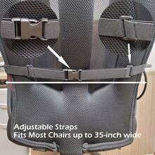Inflatable Lumbar Support Pillow For Office Chair And Car Seat, Back Support Cushion With Air Pump For Reducing Lower Back Pain - Multicolor - View 7