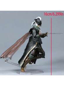 1 件 29 厘米/11.4 英寸豪华女猎人雕像，血源诅咒玛利亚星界钟楼之女可动人偶，家居装饰礼物