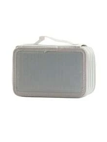 定制姓名大容量铅笔盒多格铅笔袋便携式化妆包带提手办公牛津布铅笔盒学生适用 - 适合美术和绘画大容量铅笔袋可爱、复古、卡通、卡哇伊、定制、个性化、独特、个性化、定制、员工、客户、学生、商务/工作/办公、学校、度假氛围、初中生、高中生、大学生、大一、大二学生 - 彩色 - 查看 23