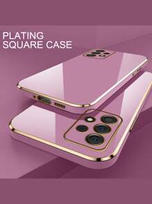 Capinha De Celular Borda dourada para Motoorola Varios Modelos