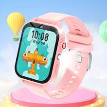 Heißestes Geschenk für Kinder, Kinder Smartwatch Neuheit 2025, Kinder Spieluhr, 18+ lustige Spiele, 1,83 Zoll Touchscreen, Energiesparchip, Schrittzähler, Fotos machen, Taschenlampe, Schlafüberwachung, Alarmerinnerung, Kamera, Fotoalbum, Spiele, Kalender, Schrittzählung, Countdown, Rechner, Stoppuhr, Taschenlampe