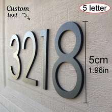 Custom Self-Adhesive House Numbers Symbols Alphabet For Address Door Mailbox Decor Modern House Numbers Resin,Magnetic Modern Numbers Letters For Doors, Houses, Mailboxes, Address,Room Decoration, Christmas Decoration, Home Decoration, Christmas Decoration, Interior Christmas Decoration - Multicolor - View 18