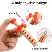 木制仿真医生玩具儿童过家家套装女孩男孩工具注射护士医疗包药箱角色扮演益智木制玩具礼盒便携 - 彩色 - 查看 10