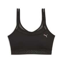Puma Women's Racerback Sports Bra - Black - View 1