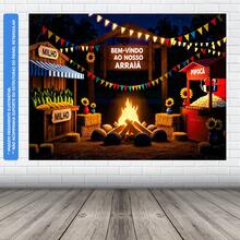 Photographic Panel June Festival Scenery Fabric - FDFJN0130 - View 3