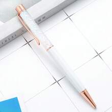 1PC Personalized Engraved Glitter Ballpoint Pen, Customized Quicksand Ballpoint Pen,Gift For Women, Stationery, Office Accessories,Writing Tools, School Supplies,Back To School