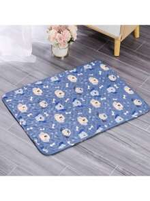 Summer Cooling Pet Mat For Dogs & Cats - Ice Pad Chill Bed, Breathable Cold Silk Kennel Pad, Non-Slip Portable Dog Bed Mat, Soft Square Pet Sleeping Cooler Pad - Multicolor - View 12