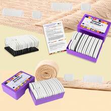 20 件针织阻挡针套件 - 不锈钢针织阻挡梳，4/8 爪阻挡梳，用于阻挡针织、钩针、蕾丝、缝纫、编织、针织固定修剪、DIY 手工项目、钩针配件、针织用品、DIY 工具 - 橢圓形 - 查看 12