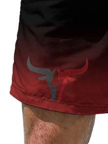 شورت شاطئي ثلاثي الأبعاد مزود بحبل للخصر ، تصميم عصري ، شورت رياضي كاجوال سريع الجفاف للجري