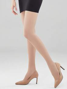 1 قطعة جوارب نسائية كاجوال ذات لون أحادي مريحة