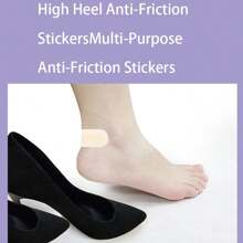 4pcs Heel Grips, Anti-Friction, Shoe Heel Cushion Pads For Leather Shoes And High Heels, Heel Protector Anti-Chafing Pads