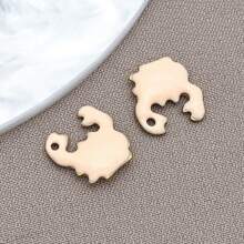 10pcs 10x10mm Cute Enamel Stainless Steel Crab Charms Mini Cute Marine Life Animal Pendants For DIY Ocean Bracelet Necklace Earrings Jewelry Making Crafts Accessories