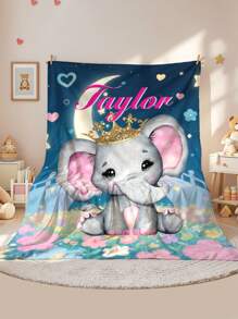1 pieza Manta de franela personalizada para cama, manta personalizada con texto/foto, manta personalizada, manta acogedora, manta divertida, manta multifuncional para sala de estar, sofá, exterior, playa, campamento, mascotas