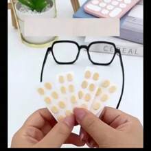 32/96pcs Eyeglasses Nose Pads, Anti-Sunken Foam, Soft & Comfortable, Anti-Slip Lightweight, Relieve Nose Bridge Pressure, Adhesive Eyeglasses Repair Tool Kit Nose Pad