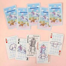 Sanrio Sanrio Cinnamoroll Official Licensed Cute Cartoon Series Playing Cards, Featuring The Adorable Sanrio Family Characters, Vibrant Colorful Design, Fun Casual Entertainment Board Game Cards, Great For Family Interaction, Friends Gathering, Multi-Player Enjoyment
