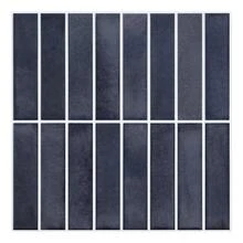 Pegatinas de Azulejos 3D, Autoadhesivas, Salpicaderos de Azulejos Verdes para Cocina, Paredes de Baño, Resistentes al Agua y al Moho, Mate, 30x30cm - Azul marino-1 pieza - Ver 13