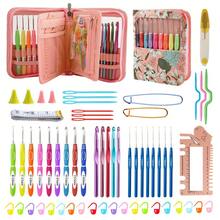 61pcs Crochet Hooks Set, Ergonomic Knitting Needle Weave Yarn Kits With Storage Case And Crochet Needle Accessories, Crochet Needles Kit For Beginners And Experienced Crochet Hook Lovers(The Lamb-Shaped Ruler Will Be Randomly Shipped With The Lamb's Head Facing Left Or Right.) - Multicolor - View 13
