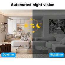 4K PT Wi-Fi Indoor Camera For Baby & Pet Monitoring, Auto Tracking, 5MP Night Vision Enhanced, Person/Pet/Baby Crying Detection, Two-Way Audio - Black - View 7