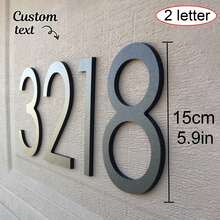 Custom Self-Adhesive House Numbers Symbols Alphabet For Address Door Mailbox Decor Modern House Numbers Resin,Magnetic Modern Numbers Letters For Doors, Houses, Mailboxes, Address,Room Decoration, Christmas Decoration, Home Decoration, Christmas Decoration, Interior Christmas Decoration - Multicolor - View 25