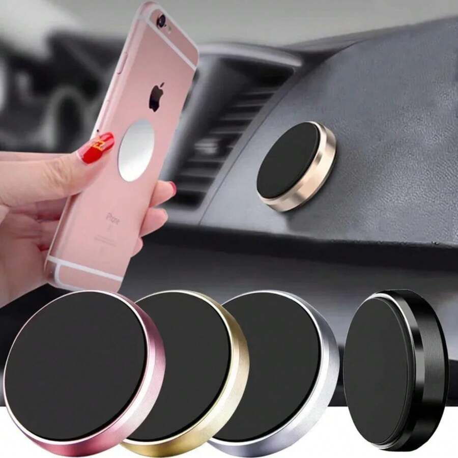 Magnetic Car Phone Holder Universal Car Phone Stand For IPhone    Dashboard Wall Mounted Car Magnet Sticker