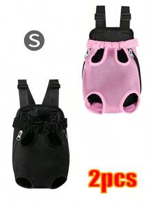 Pet Dog Carrier Backpack Portable Travel Pet Dog Carrier Backpack Mesh Carrier Front Bag For Small Dog Cats Outdoor Travel Pet Outdoor Travel Kit, Worry Free Travel "Pet Travel Backpack With Foldable Bowl – Stay Prepared For Meals & Comfort Anywhere!" Cat Carrier Cat Backpack Bike Trailer