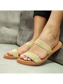 Soft Comfortable Orthopedic Flat Sandal Fast Shipping - 奶油 - 查看 3