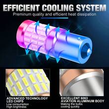 [超亮] TOAUTO 2个 BA15S BAY15D BAU15S LED P21W PY21W P21/5W LED灯泡 1156 1157 | 超亮 60SMD | 适用于汽车信号灯倒车灯