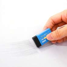 purespirit 12PCS Black Erasers Sketching 2B4B Soft Rubber Eraser For