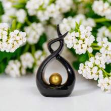 Figura de resina de estilo nórdico lujosa, decoración creativa para sala de estar, recibidor o gabinete, ideal como regalo de inauguración del hogar