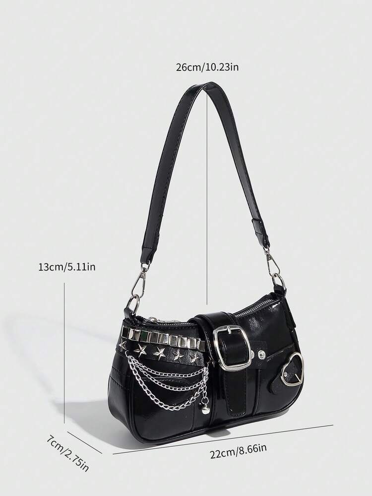 Retro Fashion Little Girl Bag Y2K Style Mini Handbag Colorblock