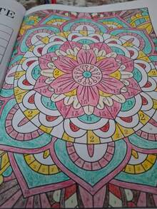 1 Libro de colorear para adultos: 75 ilustraciones hermosas, diseñadas para proporcionar diversión, relajación y alivio del estrés a los adultos a través de experiencias de colorear, que cubren temas como flores, animales, mandalas, paisajes naturales, adecuado para el regreso a la escuela y útiles de aprendizaje. - Multicolor - Ver 11