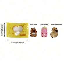 20/30 pièces Boîte cadeau surprise mignonne avec capybara aveugle/capybara, thème capybara emballage indépendant, convient pour les fêtes, anniversaires et cadeaux de vacances pour les personnes de 14 ans et plus. Bijoux de dessin animé, petits accessoires, très adaptés pour offrir des jouets et de petits cadeaux (les couleurs des sacs sont aléatoires)