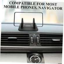 [Soporte ergonómico para teléfono para conducir] Soporte ergonómico para teléfono de silicona para el salpicadero - Soporte para coche antideslizante, ángulo de visión de 120° para conducir, sin necesidad de batería