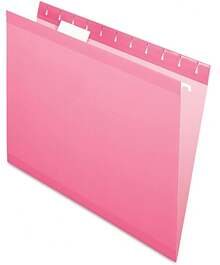 Almacenamiento de archivos  Pendaflex 1/5 carpetas colgantes Paquete con 25 unidades 4152 1/5 BLU - Burdeos - Ver 10