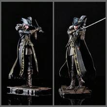 1 件 29 厘米/11.4 英寸豪华女猎人雕像，血源诅咒玛利亚星界钟楼之女可动人偶，家居装饰礼物