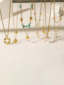 6 Peças Pulseiras Leves de Aço Inoxidável com Decoração de e Strass, Design Elegante e da Moda, Combinação de Cores em Forma de Coração, Cinta Durável, Adequado para Uso Casual de Mulheres e Homens, Presente Ideal para Namoradas e Casais