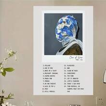Framed Canvas Gunna One Of Wun Album Tracklist Poster – Digital Download | Aesthetic Rap Wall Art Print - Framed - View 2