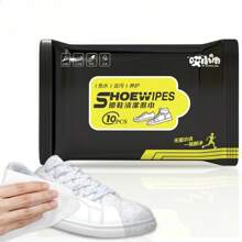 10pcs/Pack No-Rinse Wet Wipes, Shoe Cleaning Wipes, Sneaker & Sportswear Cleaner, Shoe Cleaning Solution, Please Purchase Carefully!