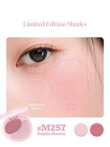 JOOCYEE Kids&Adults Series Dual-Gradient Blusher, Smooth Dewy Finish, Easy To Apply, Moisturizing - M257 DOUBLE PASSION - 查看 3