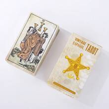Baraja de Tarot vintage de estilo español misterioso - Libera el poder de la adivinación, 78 cartas para principiantes