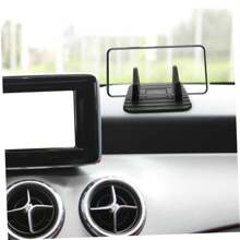 [Soporte ergonómico para teléfono para conducir] Soporte ergonómico para teléfono de silicona para el salpicadero - Soporte para coche antideslizante, ángulo de visión de 120° para conducir, sin necesidad de batería