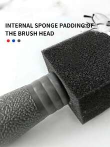 1 件超柔软超细纤维长柄轮胎清洁刷 - 用于洗车的车轮清洁工具，防刮刷毛，易于清洁所有角度，耐用舒适握把设计，汽车美容清洗和保养刷，优质清洁用品 - 均碼 - 查看 6