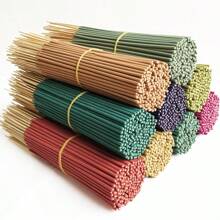 24/73/170 piezas Varitas de incienso aromáticas, multiolor para uso doméstico, aromaterapia, yoga, interior y oficina, ambientador y eliminador de olores